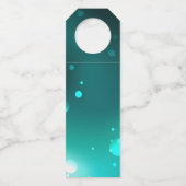 Étiquettes Pour Bouteilles Skeleton Keys on Green Background (Dos)