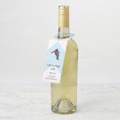 Étiquettes Pour Bouteilles Ski (Incliné)