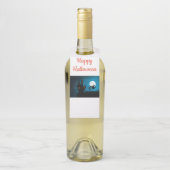 Étiquettes Pour Bouteilles Sorcière volante (Sur bouteille)