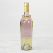 Étiquettes Pour Bouteilles Sparkles & Glamor, Rose d'anniversaire Gold (Sur bouteille)