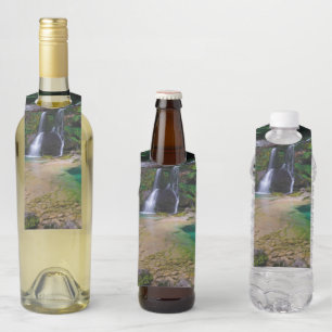 Étiquettes Pour Bouteilles Superbe cascade Virje, Slovénie Poster