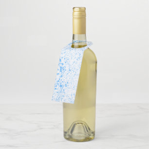 Étiquettes Pour Bouteilles Texture de plaque - Bleu
