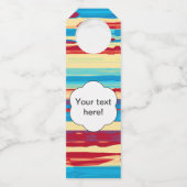 Étiquettes Pour Bouteilles Texture des aquarelles (Devant)