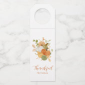 Étiquettes Pour Bouteilles Thanksgiving (Devant)