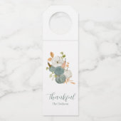 Étiquettes Pour Bouteilles Thanksgiving (Devant)