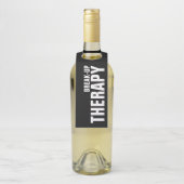 Étiquettes Pour Bouteilles THÉRAPIE DE RUPTURE sur Noir (Sur bouteille)