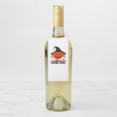 Étiquettes Pour Bouteilles Treck Trat Citrouille Souriante (Sur bouteille)