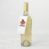 Étiquettes Pour Bouteilles Treck Trat Citrouille Souriante (Incliné)