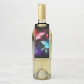 Étiquettes Pour Bouteilles Trois papillons brillants sur l'arrière - plan de  (Sur bouteille)