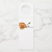 Étiquettes Pour Bouteilles Une bouture de rose unique (Dos)
