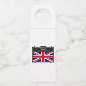 Étiquettes Pour Bouteilles Union Jack Guitar Amplifier (Dos)