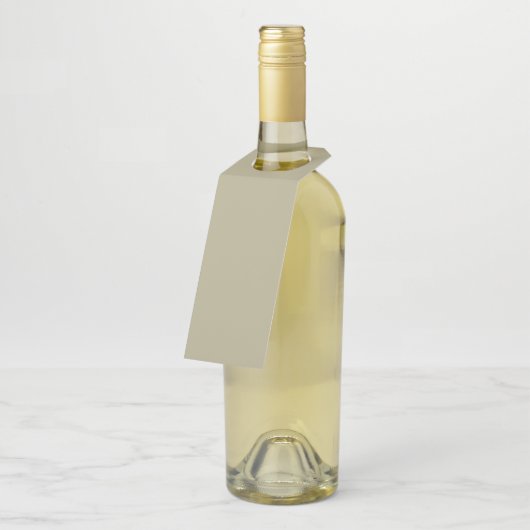 Étiquettes Pour Bouteilles Vert Sauge (Incliné)