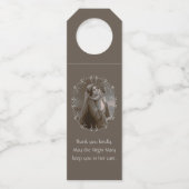 Étiquettes Pour Bouteilles Vierge vintage et enfant avec cadre argenté (Devant)