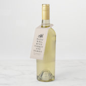 Étiquettes Pour Bouteilles Vin drôle de Thanksgiving (Incliné)