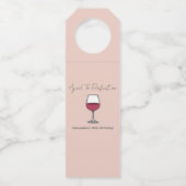 Étiquettes Pour Bouteilles Vin Vieilli à la Perfection 40e Anniversaire (Devant)