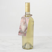 Étiquettes Pour Bouteilles Vintage Père Noël (Incliné)