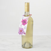 Étiquettes Pour Bouteilles Violet rose (Incliné)