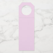 Étiquettes Pour Bouteilles Violet rose (Dos)