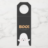Étiquettes Pour Bouteilles Vous avez été boosté Halloween mignon fantôme (Dos)