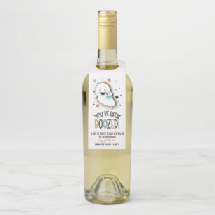 Étiquettes Pour Bouteilles Vous avez été Boozed Vin bière alcool Halloween