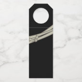 Étiquettes Pour Bouteilles Yeux de Momie Halloween Orange ID685 (Dos)