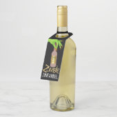 Étiquettes Pour Bouteilles Zombie Zinfandel - Voir Retour ... (Incliné)