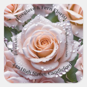 Étiquettes pour fleuristes. Texte modifiable