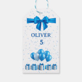 Étiquettes pour les Cadeaux d'Anniversaire des Gar (Dos)