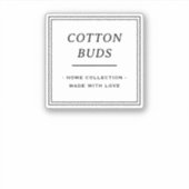 Étiquettes pour pots, bouteilles ou conteneurs de  (Devant)