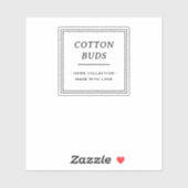 Étiquettes pour pots, bouteilles ou conteneurs de  (Feuille)