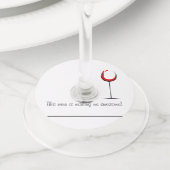 Étiquettes pour verre à vin Marqueur identificateu (De près)