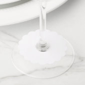 Étiquettes pour verres de vin (De près)