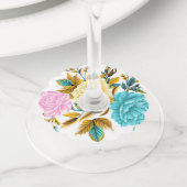 Étiquettes pour verres de vin (De près)