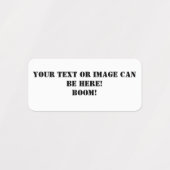 Étiquettes privés personnalisés (Design 1)