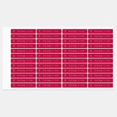 Étiquettes Produit de script d'ajout de logo de couleur perso (Feuille)