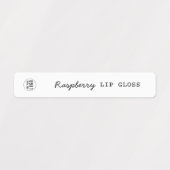 Étiquettes Produit de script d'ajout de logo de couleur perso (Design 1)