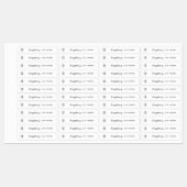 Étiquettes Produit de script d'ajout de logo de couleur perso (Feuille)