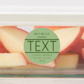 Étiquettes Produit étanche moderne (Apposé)