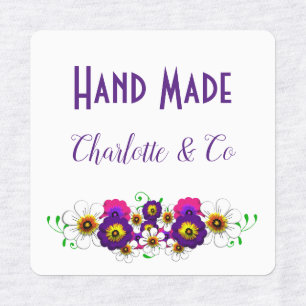 Étiquettes Produits artisanaux personnalisés