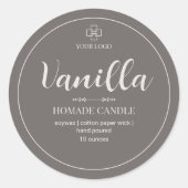 Étiquettes professionnels minimalistes (Devant)