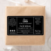 Étiquettes professionnels noirs (En situation)