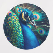 Étiquettes Profil Peacock (Design 2)