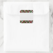 Étiquettes propres de Burlap tissé graphique (Sac)