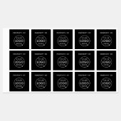 Étiquettes Propriété du logo de l'entreprise | Balise d'actif (Feuille)