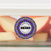 Étiquettes Purple Gold Royal Goth Steampunk Alt Marque (Apposé)