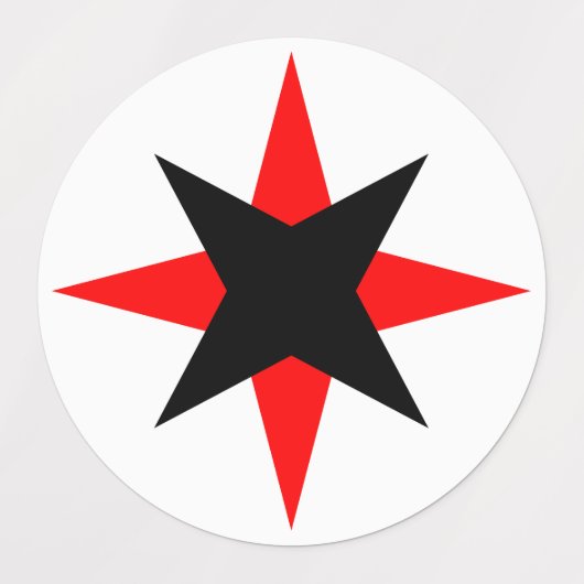 Étiquettes Quaker Star (Design 1)