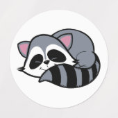 Étiquettes Raccoon (Design 2)