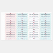 Étiquettes Rainbow Nom personnalisé École étanche moderne (Feuille)