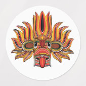 Étiquettes Raksha Mask (Design 2)