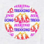 Étiquettes Randonnée ou trekking (Design 2)